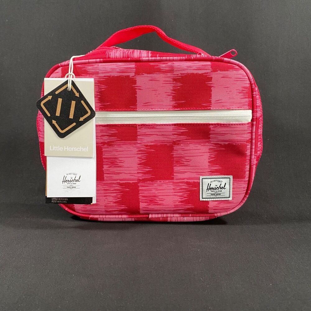 Herschel Supply Company Pop Quiz Lunch Box Little Herschel Pink/Raspberry